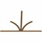 Ekena Millwork Richland Timber Gable Bracket, Western Red Cedar, 108"W x 72"H x 1 1/2"D x 3 1/2"F, 16/12 Pitch GBW108X72X0204RIC00SWR - alternate 4